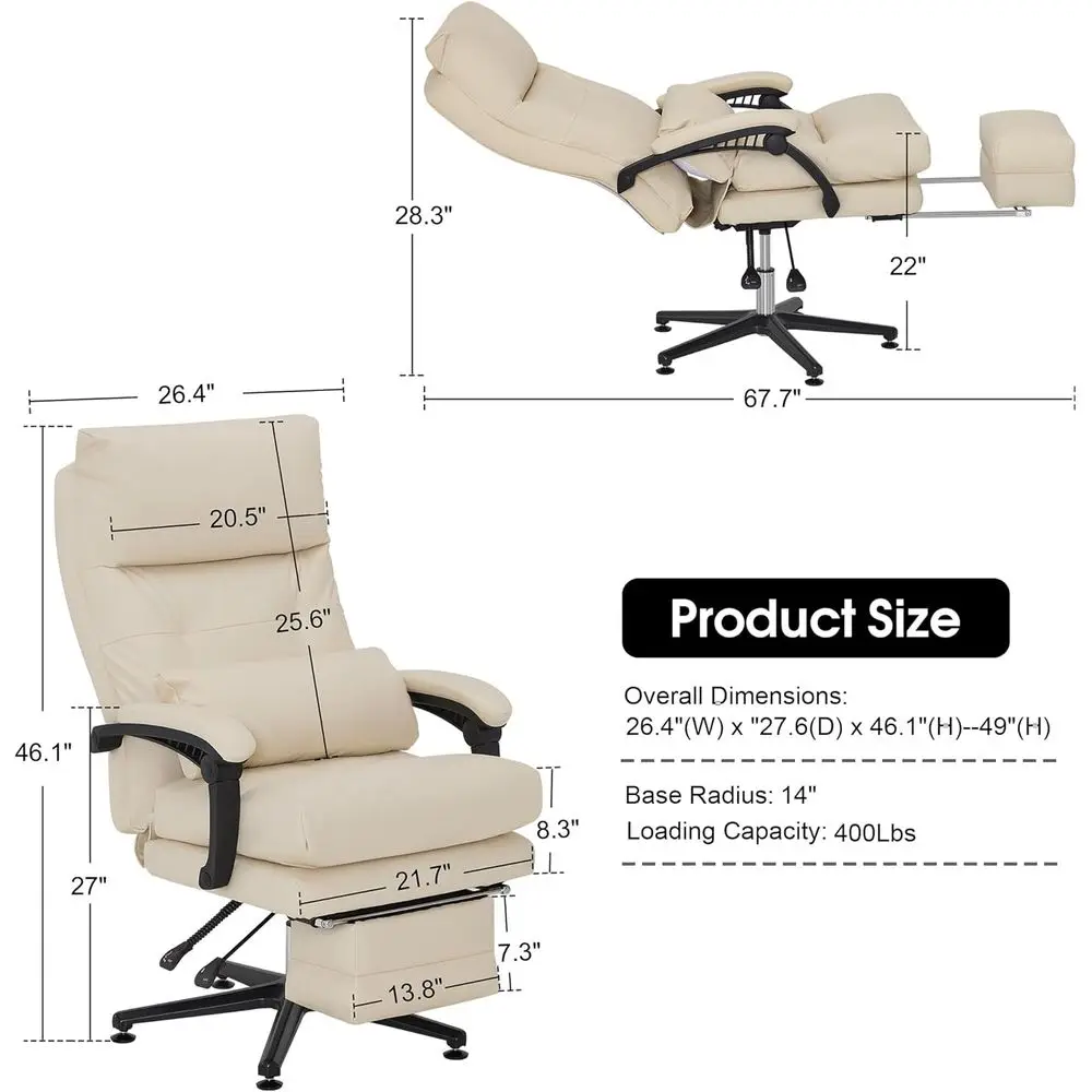 Cadeira de salão reclinável com apoio para os pés, 360 °   Cadeira giratória, altura ajustável, cadeira de cílios de couro sintético macio para tratamentos faciais, extensão de cílios