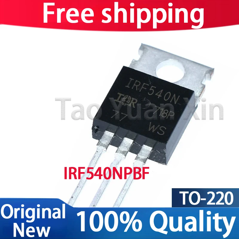 (10-50piece) 100% New IRF540NPBF IRF540N 33A100V TO-220 Chipset