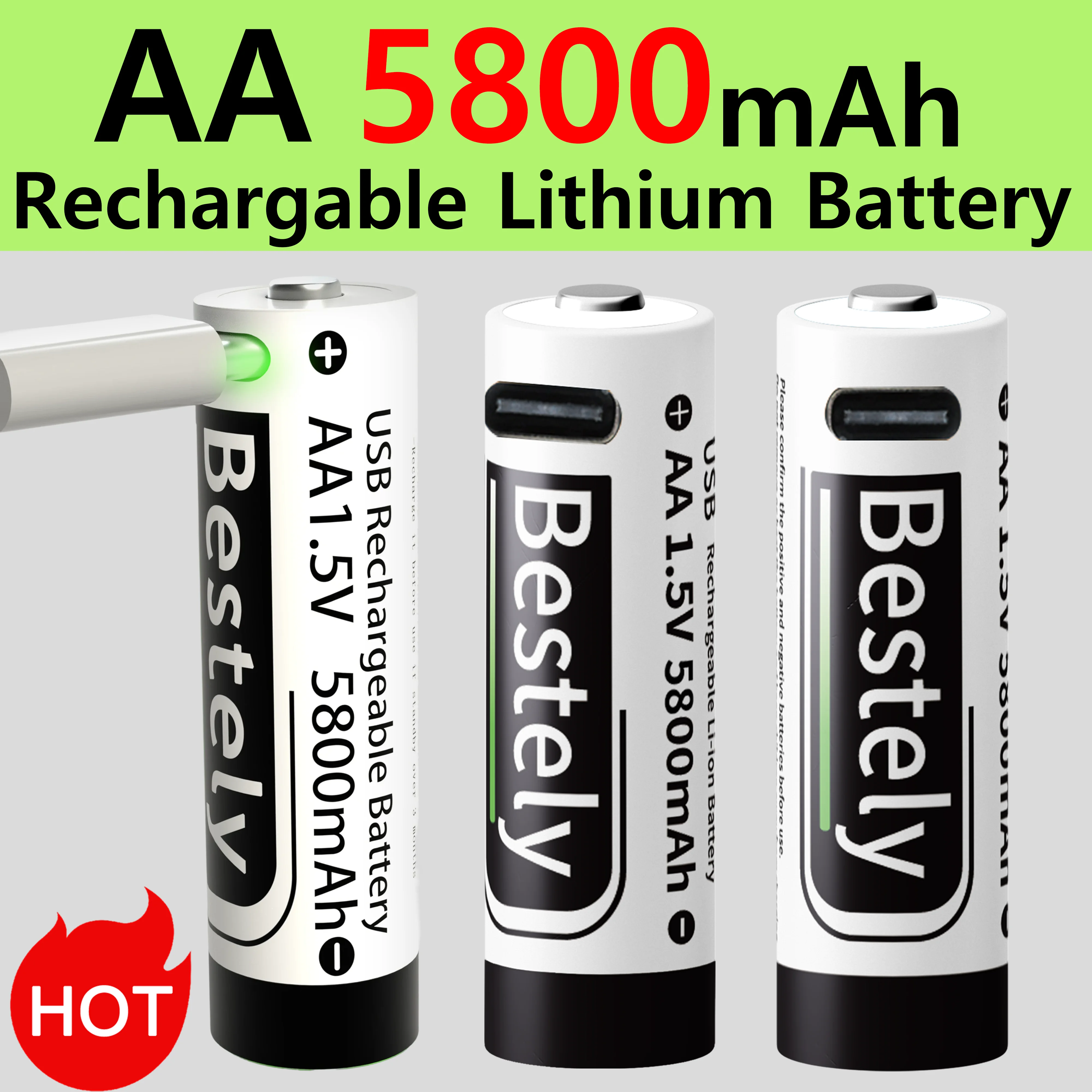 New Aa 5800Mah 1.5V…
