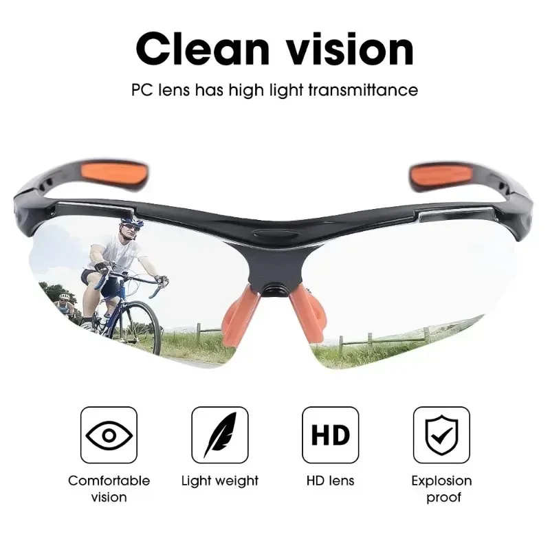 Gafas de seguridad para ciclismo, lentes transparentes con ventilación, prevención de arena, a prueba de viento, para laboratorio y trabajo