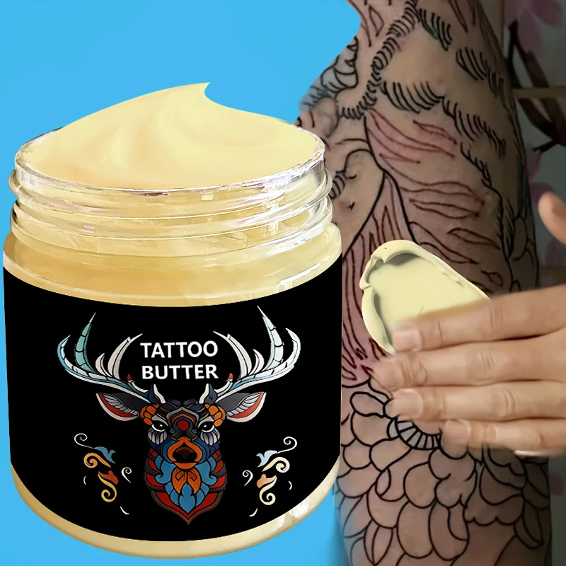 Tattoo Care Cream. Tattoo Pre-And Post-Care Ointment/Cream, Effectively Moisturizes the Skin and Enhances Color, Suitable for New Tattoos and Post-Tattoo Care, Gentle and Non-Irritating, Keeps the Color Bright, and Provides Long-Lasting Hydration. Long-Lasting Color Fixation/Waterproof/Brightens Skin Tone - Rich in Bee Venom Skin Care - Portable and Easy to Use, a Must-Have for Summer Tattoo Enthusiasts, the Best Choice for Holiday and Birthday Gifts.
