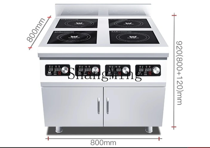 ZYY commercial induction cooker 3500W multi-head high-power electric ceramic cooker stove
