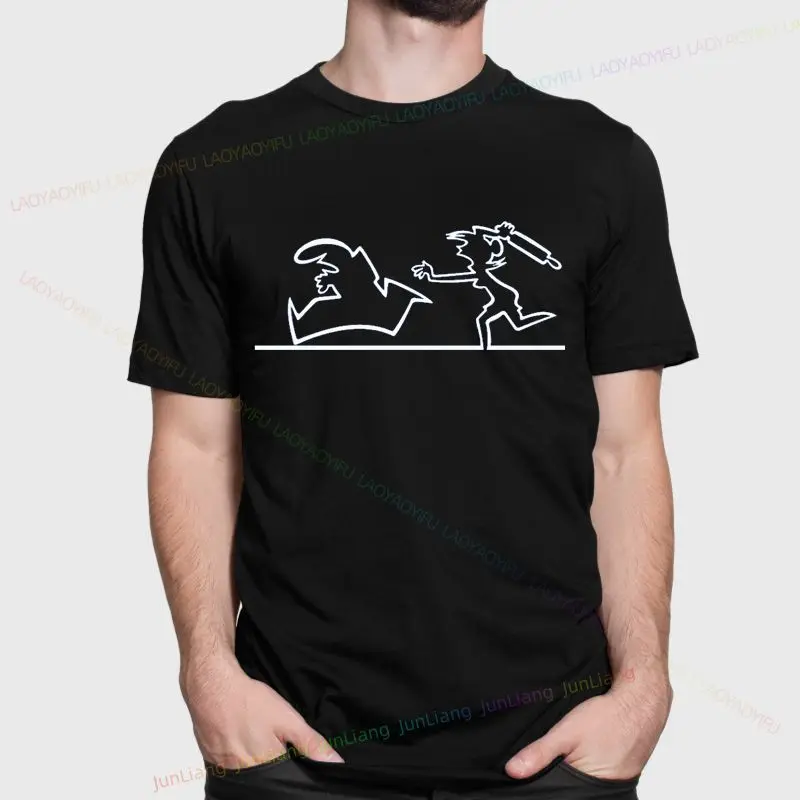 La Linea The Line Osvaldo Cavandoli TV hommes et femmes Style rue T-shirt été mode décontracté 100% coton T-shirt