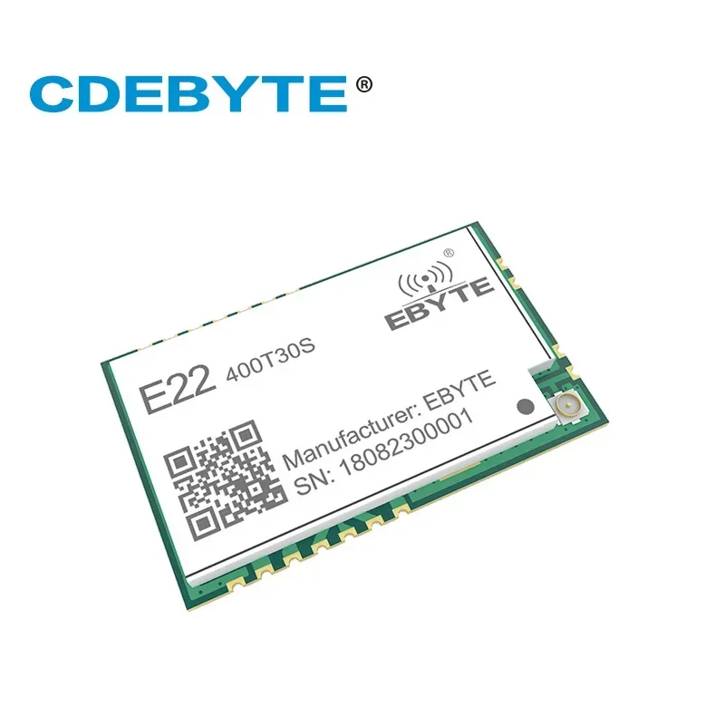 LoRa 433MHz 30dBm E22-400T30S-V2.0 1W UART Wireless SMD RF Transceiver Module RSSI Net Work CDEBYTE IPEX Antenna