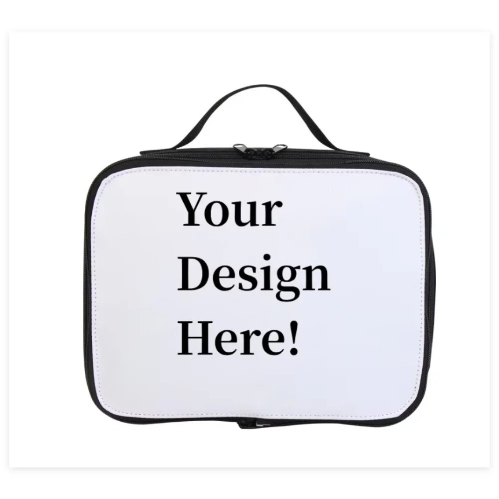 Individuell isolierte Lunchtasche, tragbar, handgehalten, wasserdicht, Thermo-Kühlbox, Lebensmittelbox für das Schulbüro, mit einzigartigem Logo-Design-Druck