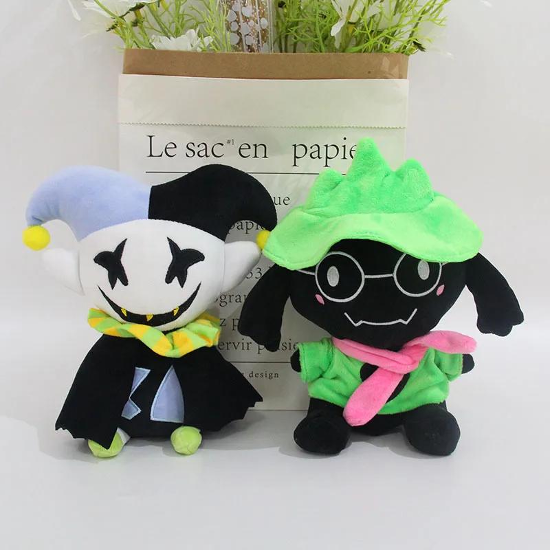 Deltarune Plush Toy Kawaii Ralsei Lancer Plushie Pillow Cartoon Figure Animals Stuffed Dolls Kids Christmas Birthday Gift 25cm