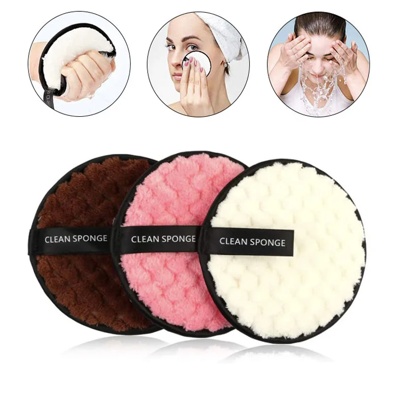 ฟองน้ำกำจัดเครื่องสำอางแบบใช้ซ้ำได้ |   ทำความสะอาดผิวหน้าด้วยเส้นใยละเอียดมาก |   (ขายส่ง-มีจำหน่าย) อุปกรณ์เสริมความงาม