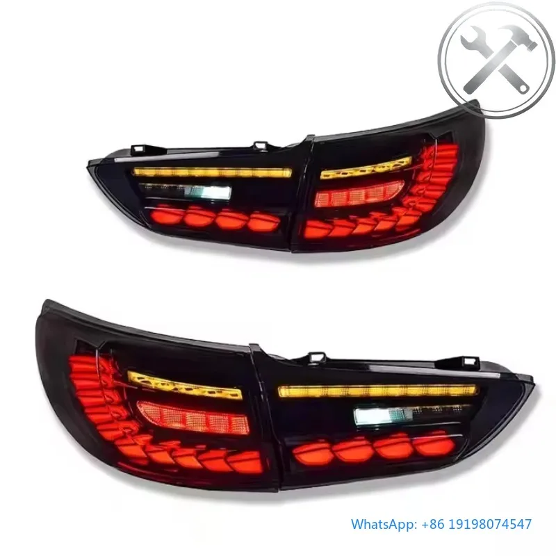 

High Quality 2013-2016 Mid Size Sedan Sequential Full LED Taillights Assembly Clear Lens 12V 6000K 4000LM 25W Waterproof Auto Pa