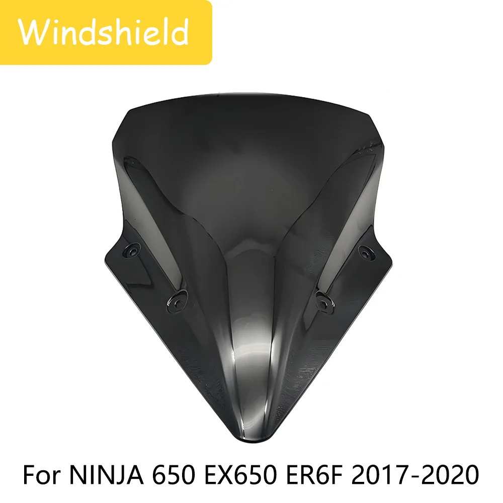 

Лобовое стекло для Kawasaki Ninja 650 EX650 ER6F 2017 2018 2019 2020, аксессуары, дефлекторы ветрового стекла