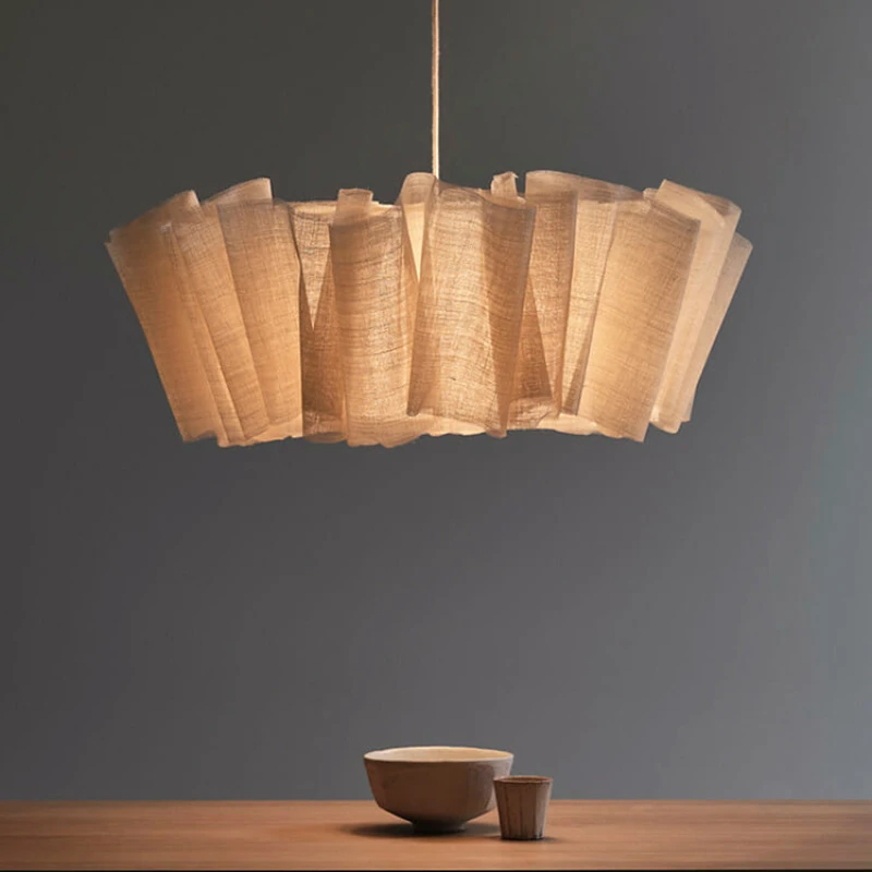tecido japones retro chandelier lampada pingente criativa simples para sala de estar do restaurante roupas de estudo shop bar decoracao interior 01