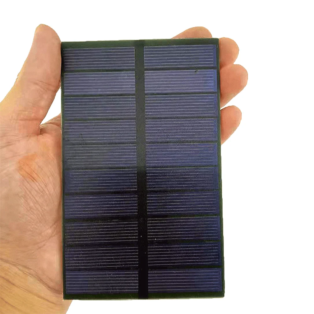 Pannello solare fai da te 1.5W 5V piastra di ricarica fotovoltaica Micro sistema solare modulo a celle solari portatile accessori per l'illuminazione a LED
