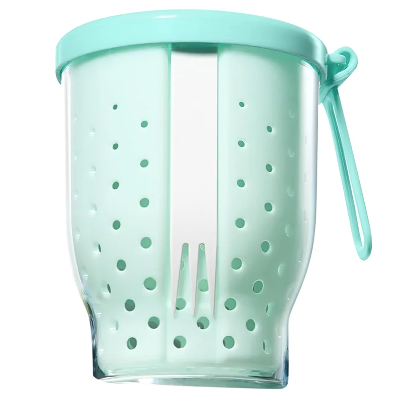 A74E-Reusable 25 Oz Travel Fruit Cups For Car, Fruity Salad Storage Container With Fork And Leakproof Lids