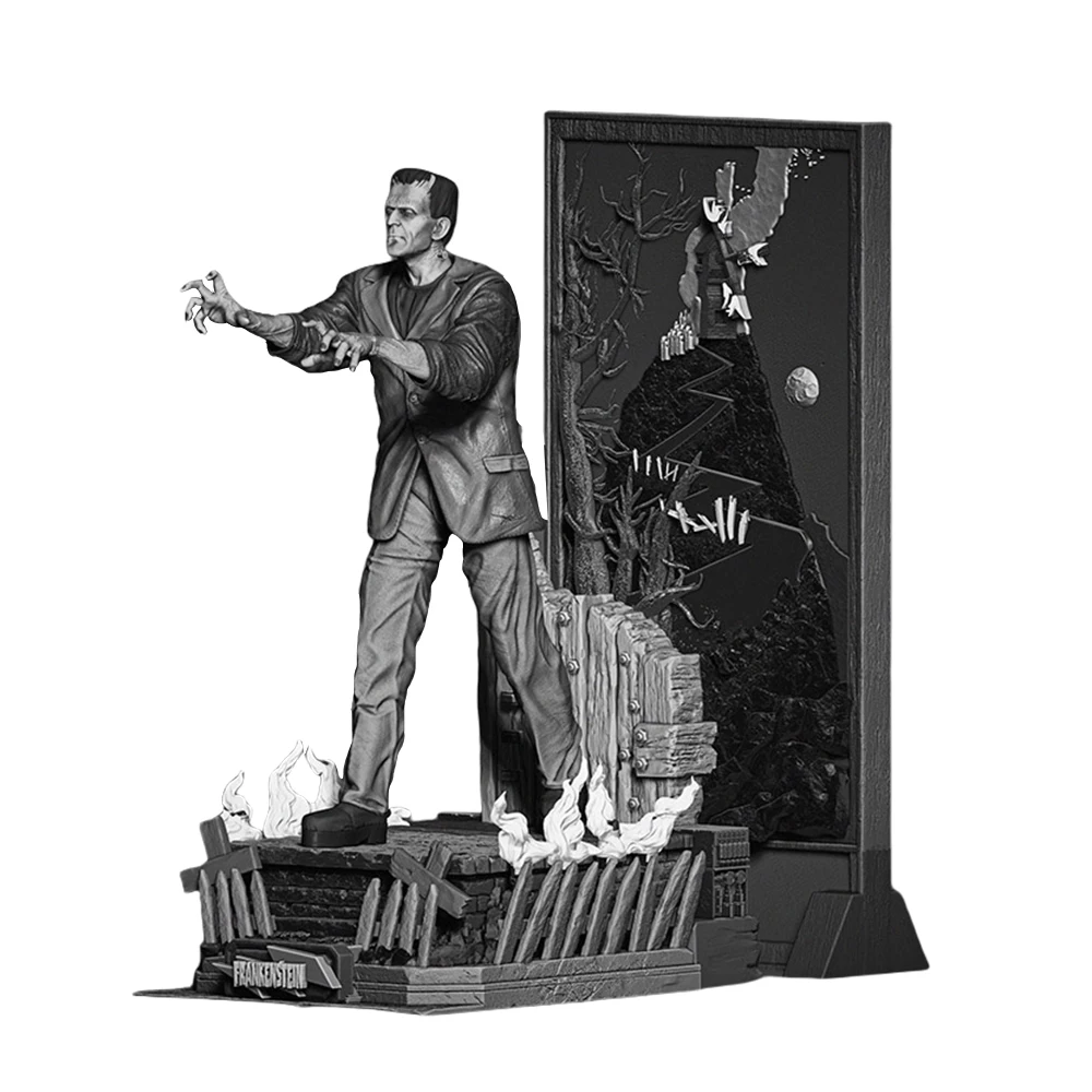 Monster Frank Figur 1:16 Miniatur-Harzmodellbausatz, unbemalter Plastikmodellbausatz A720 – Detail 4