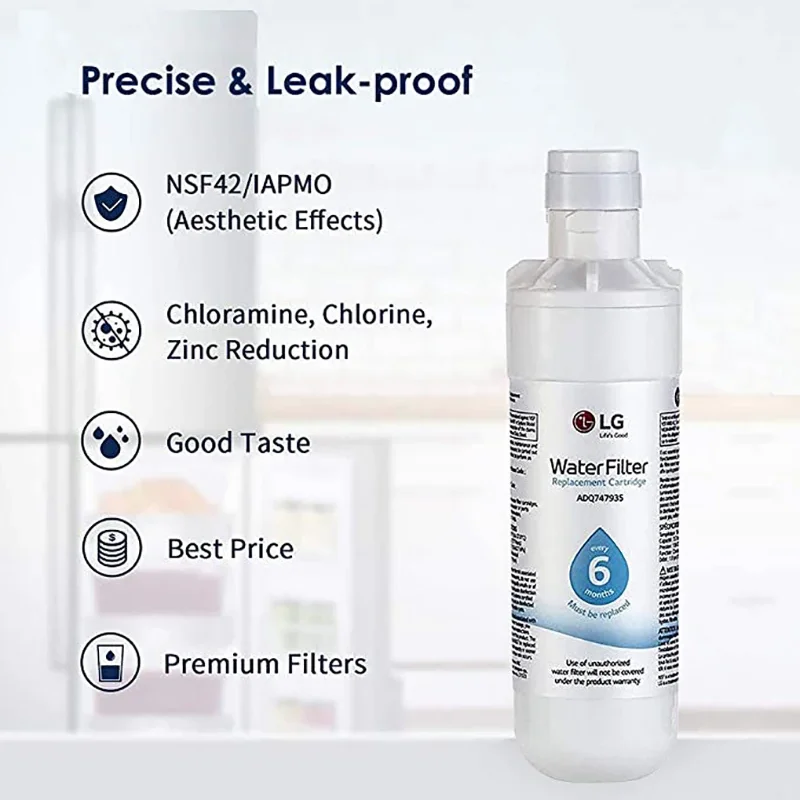 Replace LG LT1000P, ADQ74793501, ADQ74793502, MDJ64844601, Kenmore 46-9980, 9980 refrigerator filter