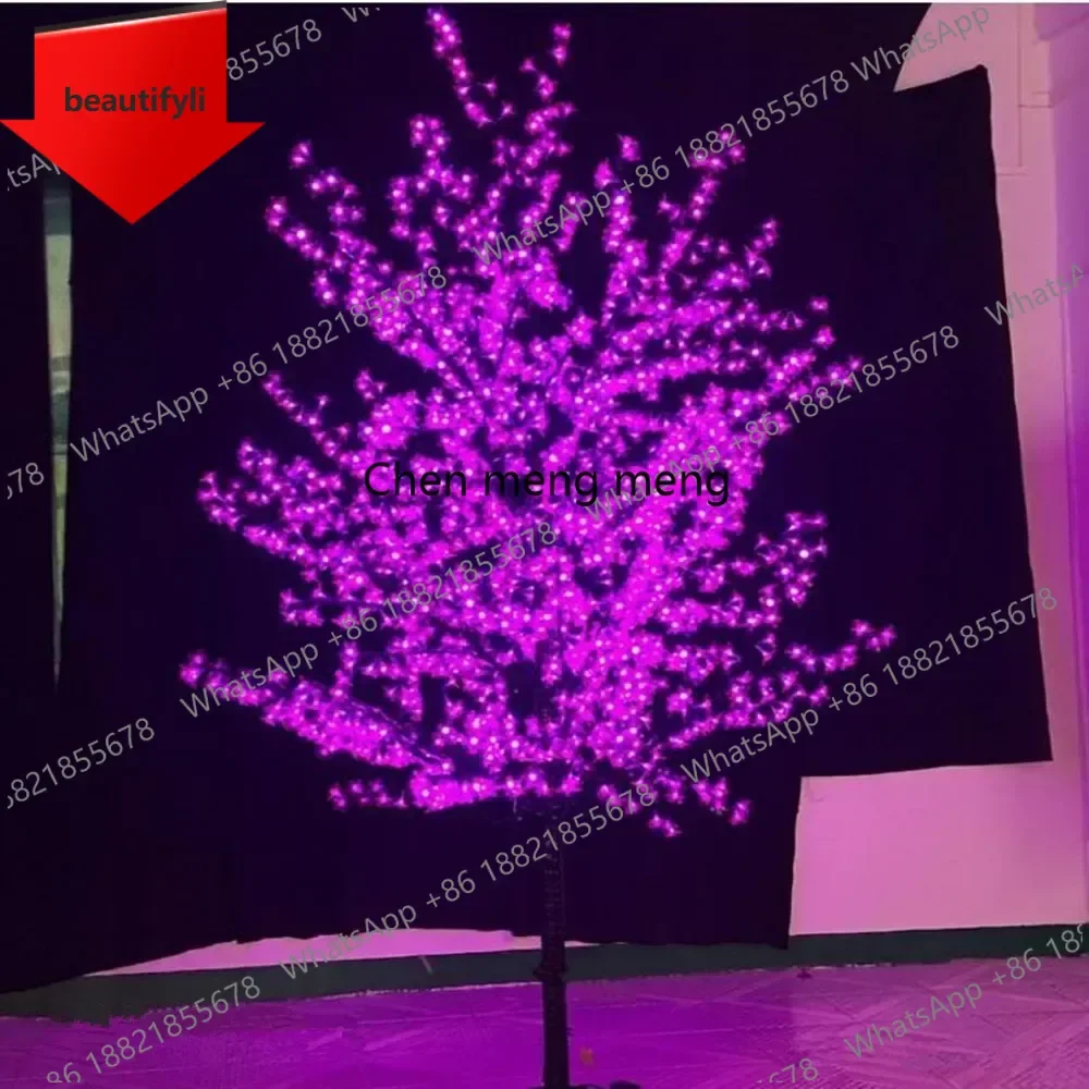

New 6.5ft Height Led Artificial Cherry Blossom Tree Light, Christmas Light, Outdoor Use, 110 V, 220v A48