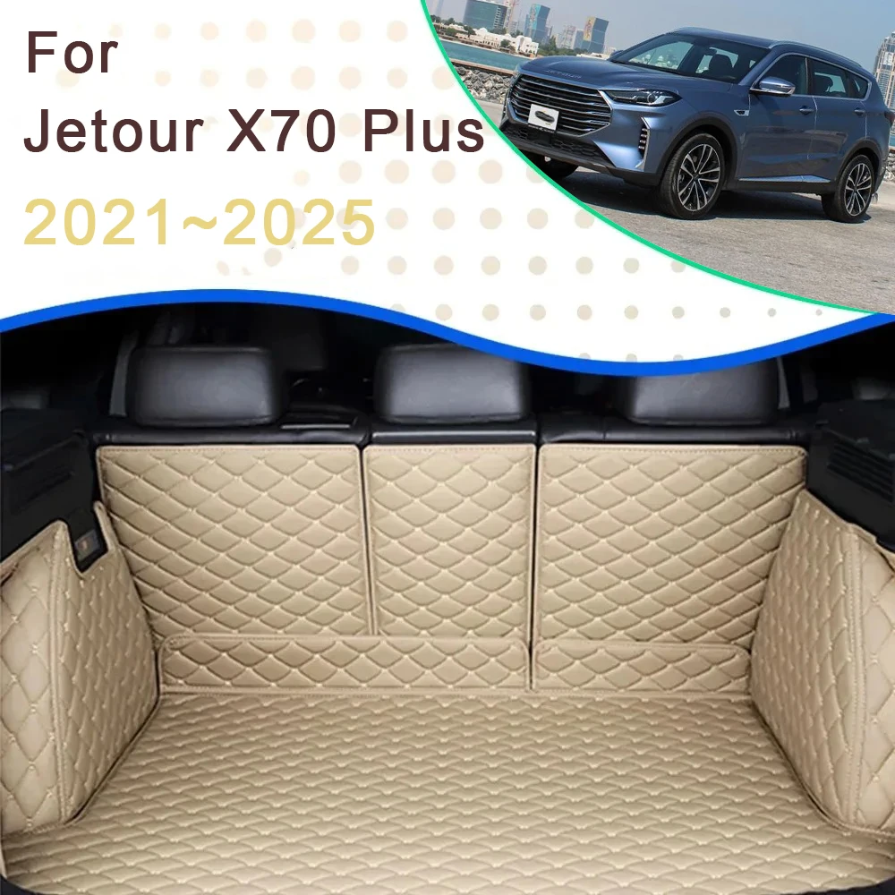 

Car Trunk Mat For Jetour X70 Plus Soueast DX8 Plus 2021~2025 5seat 7seat Custom Car Accessories Auto Interior Decoration 2024