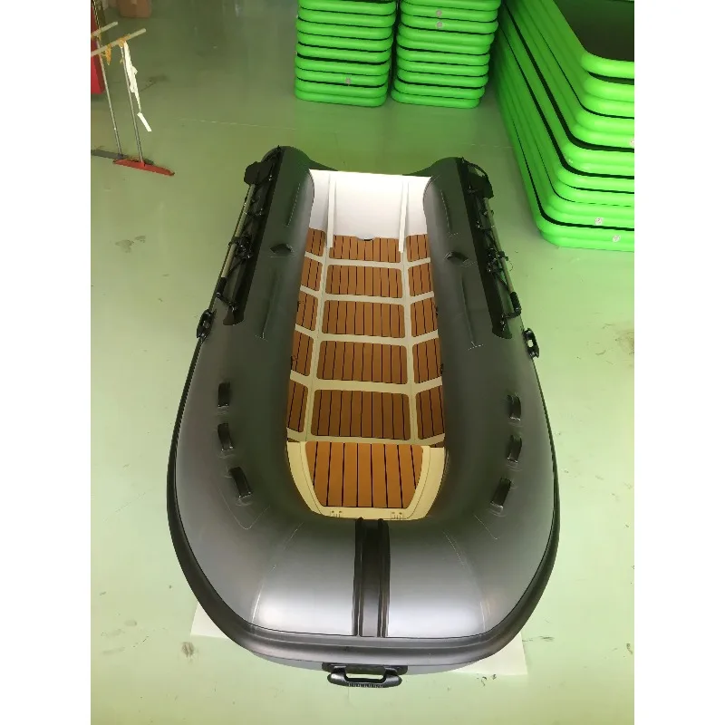 

Deep V Aluminum Hull Inflatable Dinghy (RIB Boat) – Double Aluminum Rowing Boat