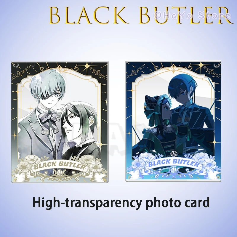 

Черный дворецкий Сиэль Фантомхайв Себастьян Михаэлис зеленая ведьма аниме прозрачные фотокарточки брелок орнамент подарок