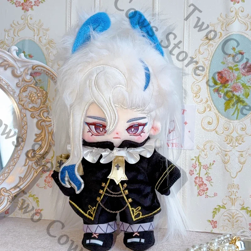 

Genshin Impact Neuvillette attribute 20cm Dress-up Naked Cotton Doll Cool quadratic element handsome cartoon Birthday gift