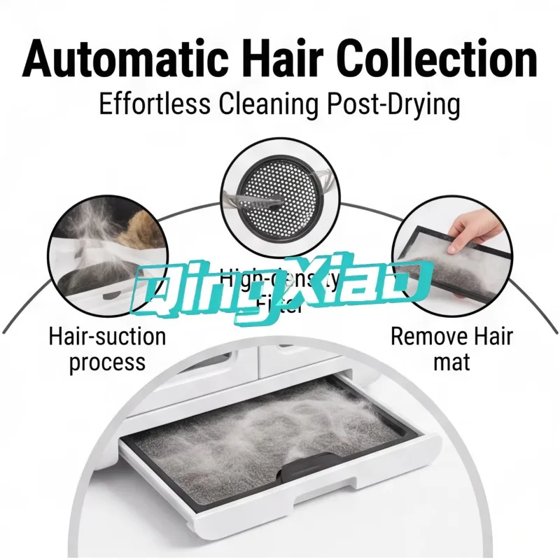 Professional Automatic Pet Hair Dryer Cabinet 430L Foldable Ultra-quiet Suitable for Large Dogs and Household Pets Grooming