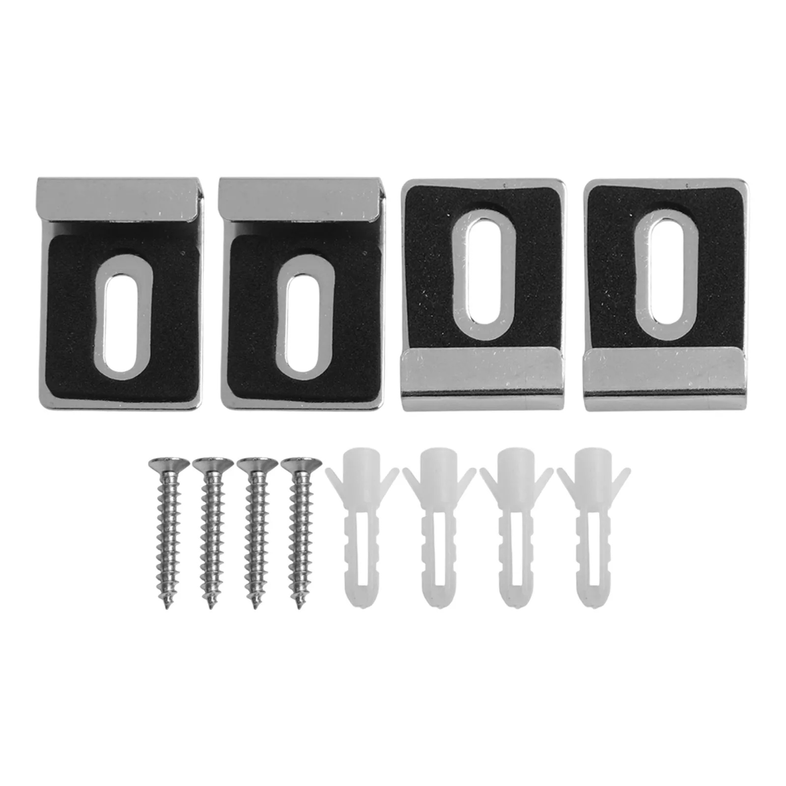 Easy To Install Mirror Brackets Picture Frame Hangers Mirror Bracket Wall Mount Clips Secure Fixing Stainless Steel