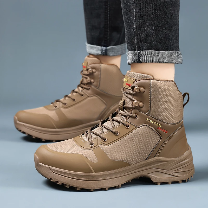 

Classic Brand Comfortable Anti Slip Mountain Climbing Footwear Top Quality Wearable Outdoor Hiking Shoe Designer Hiking Boots