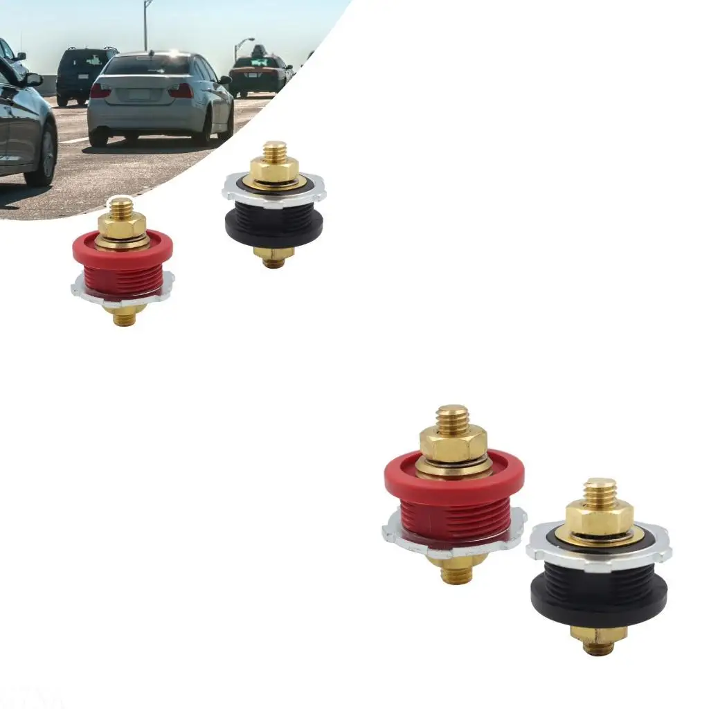 G7NA Universal Battery Terminal Adapters Zinc Brass Material No Tools Required Car Emergency Corrosion Resistant