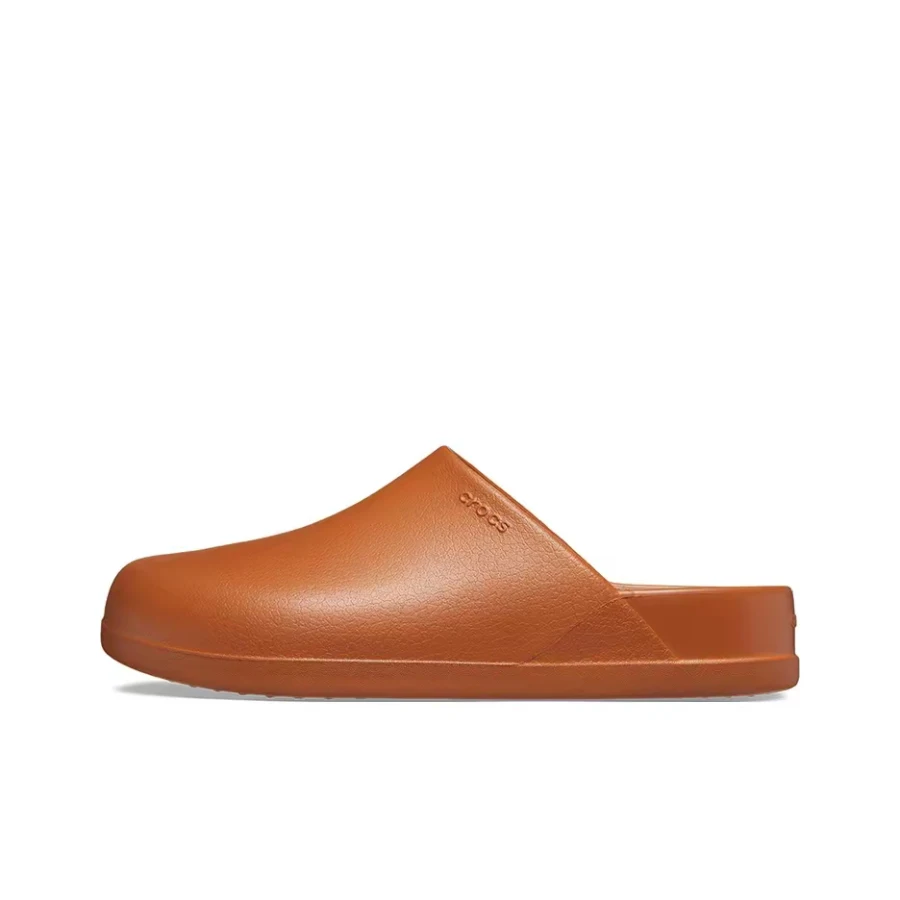 Crocs Dylan Burnished Unisex Light Brown Slip-On Sandals  Retro Stylish Lightweight Comfortable Everyday Wear 209366-21N