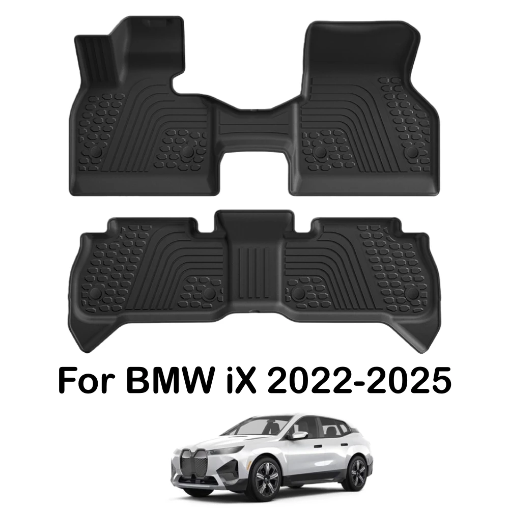 

For BMW iX 2022 2023 2024 2025 TPE Floor Mats Foot Mat Floor Liner Waterproof TPE Carpet Custom For BMW IX LHD