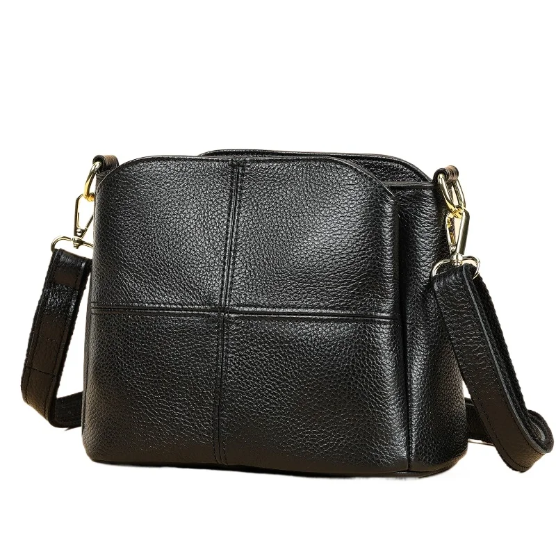 Timeless Minimalist  Shoulder Bag for Women Genuine Leather Top Grain Leather Large Capacity Adjustable Strap Luxury Handbag