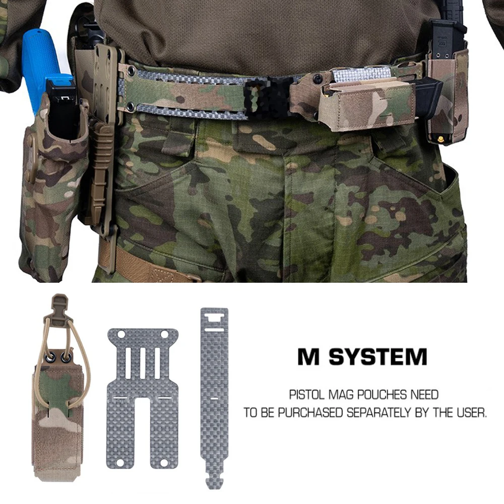Tactical Single Mag Pouch Horizontal Vertical MOLLE Adapter for Airsoft Paintball Hunting Magazine Bag Holster Carrier Accessory image 5