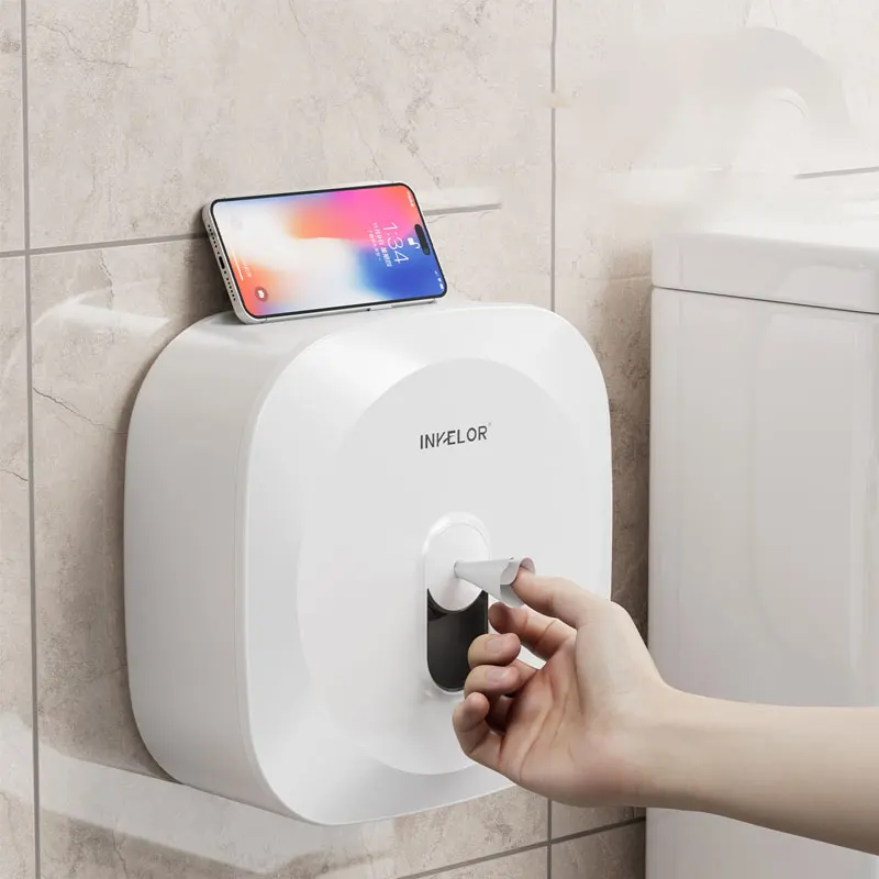 

Диспенсер для бумажных полотенец большой емкости, настенный, для общественных туалетов, с центральным отсеком для рулонов, держатель для бумажных полотенец