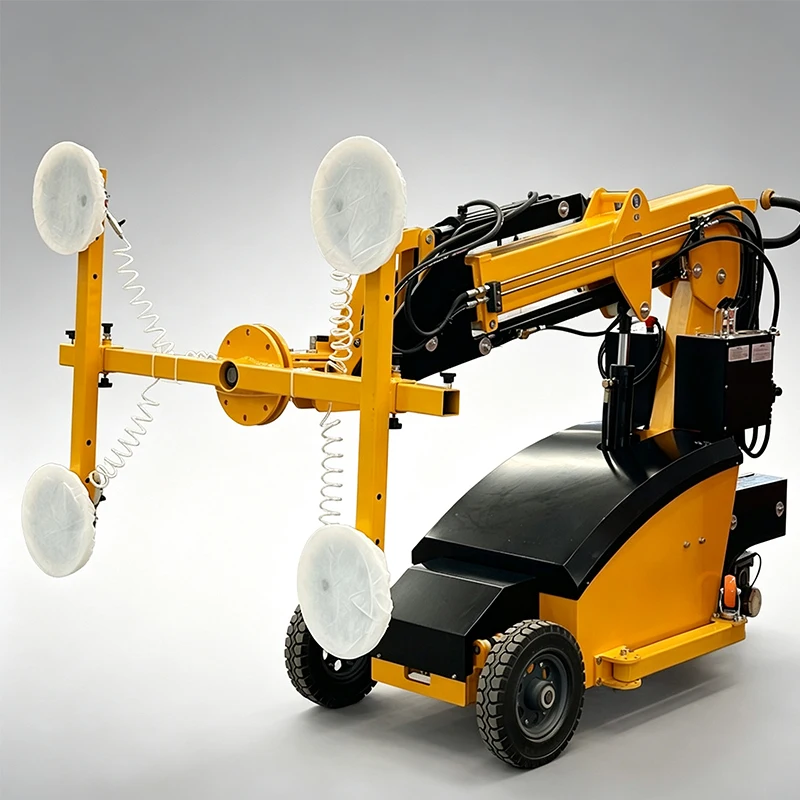 Advanced Heavy Duty Vacuum Glass Crane, 5m Lifting Height Suction Lifter For High Level Window Fitting