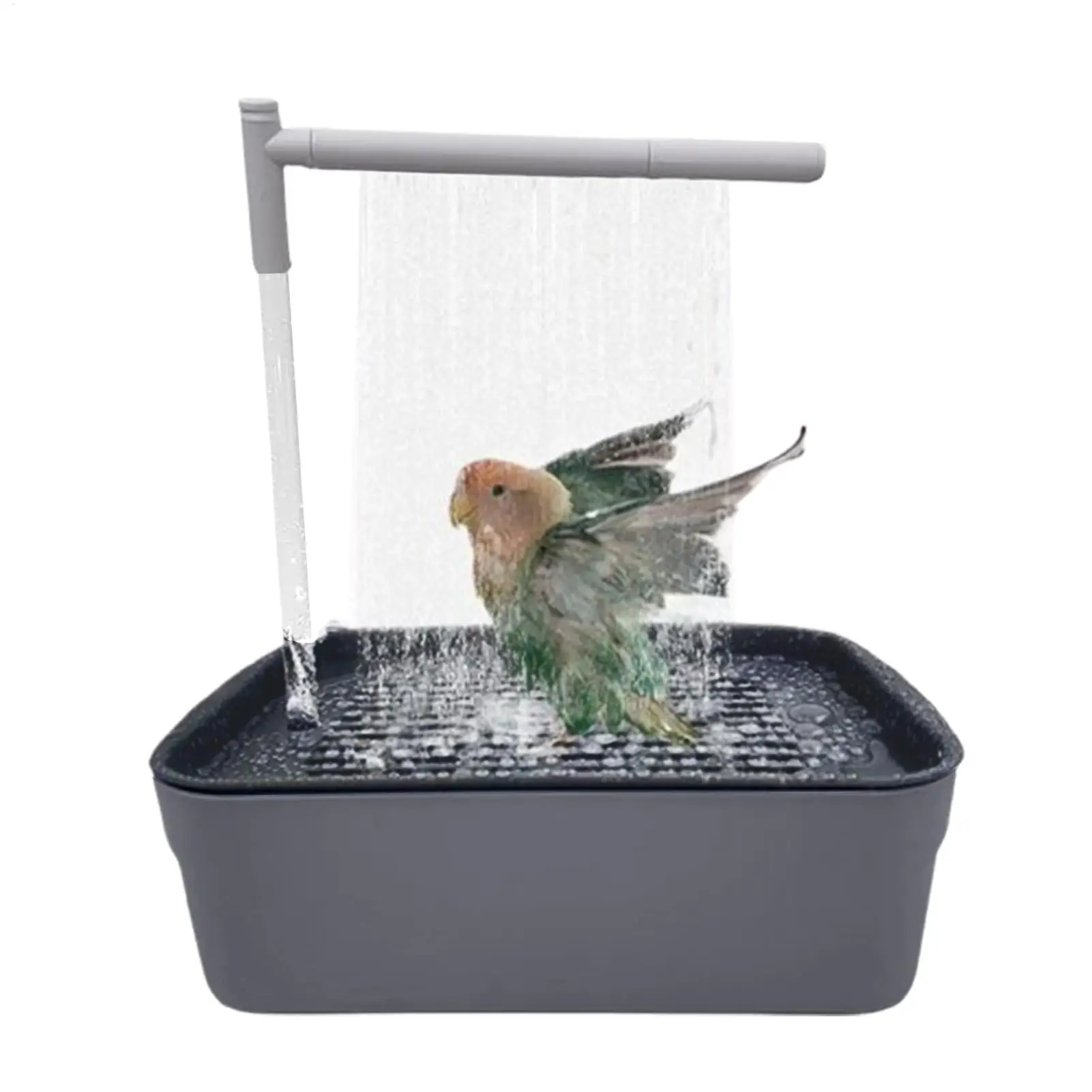 Bañera Profesional Automática para Pájaros, Bañera Eléctrica USB con Circulación de Agua para Mascotas, Bañera para Pájaros, Fuente de Ducha, Suministros para Mascotas