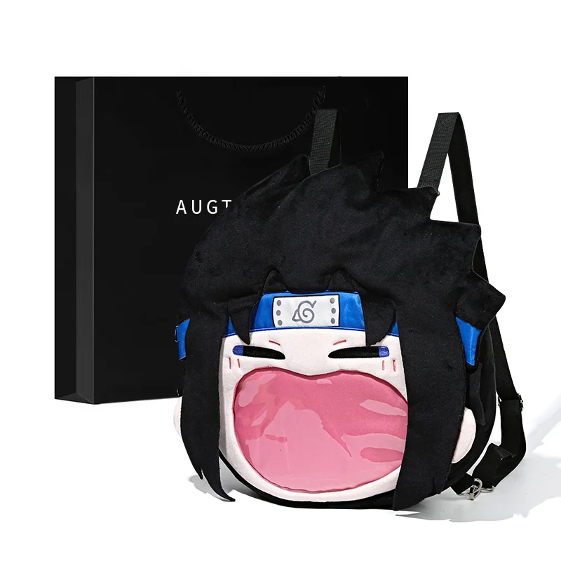Ninja Wind Uchiba Sasuke Borsa per il dolore Big Mouth attorno allo zaino portaoggetti per bambole