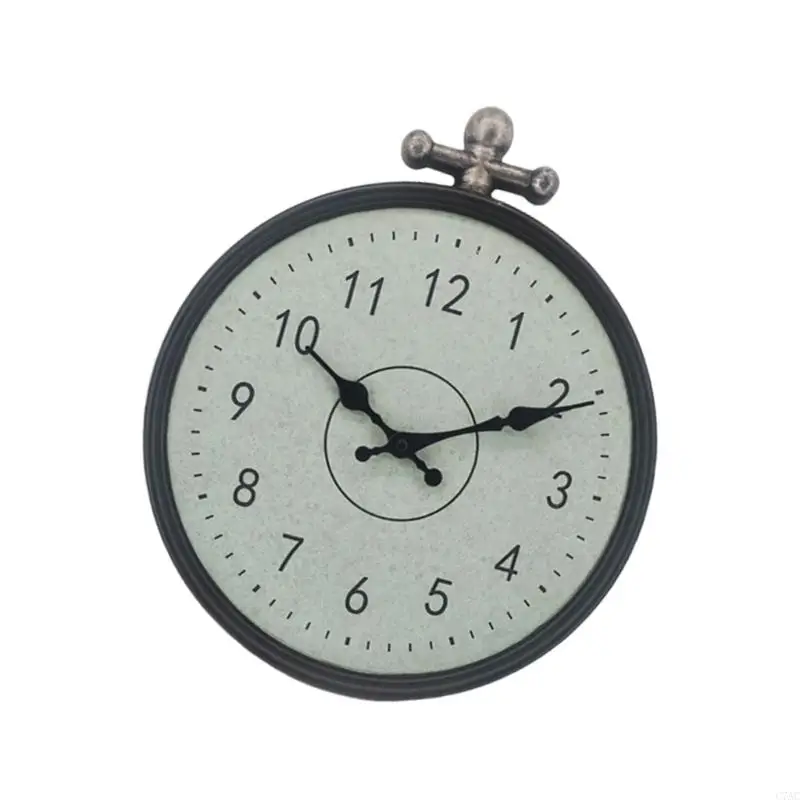 Orologio da parete silenzioso resistente alle intemperie C7AC con display con numeri grandi facile lettura