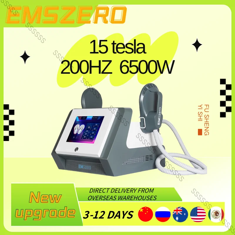 

RF Sculpting EMS Body Sculpt Machine Emszero 6000W Hi-emt Muscle Stimulation Massager Electromagnetic Fat Slimming Emsslim Neo