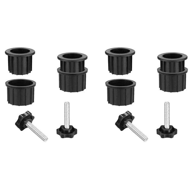 

4 Sets Outdoor Patio Umbrella Base Stand Replacement Parts Umbrella Base Bracket Hole Ring Plug Cover And Cap