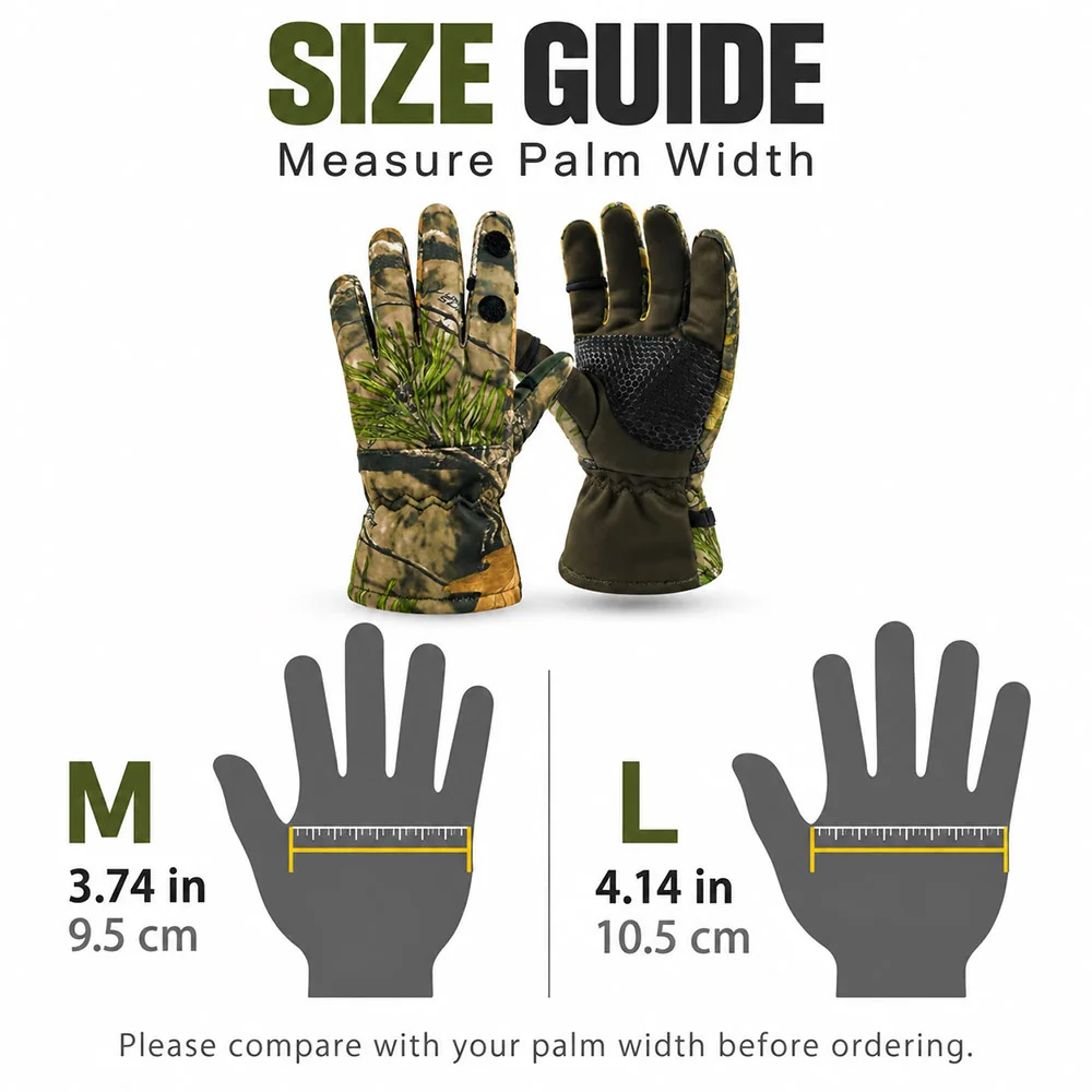 Tactical Camo Full Finger Gloves Breathable Anti-Slip Palm Combat Gloves for Hunting Shooting Airsoft Outdoor Working Training view 6