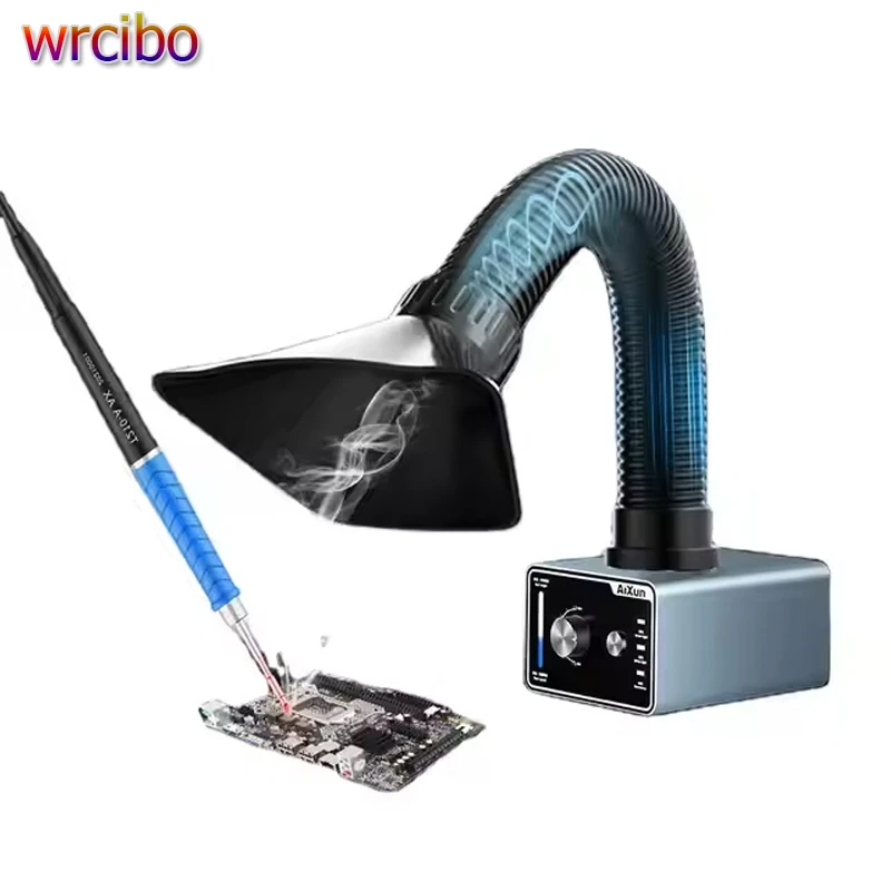 Aixun ES02 Strong Suction Efficient Purification Smoking Instrument Soldering Cleaner Fume Extractor Air Cleaner With LED Tools