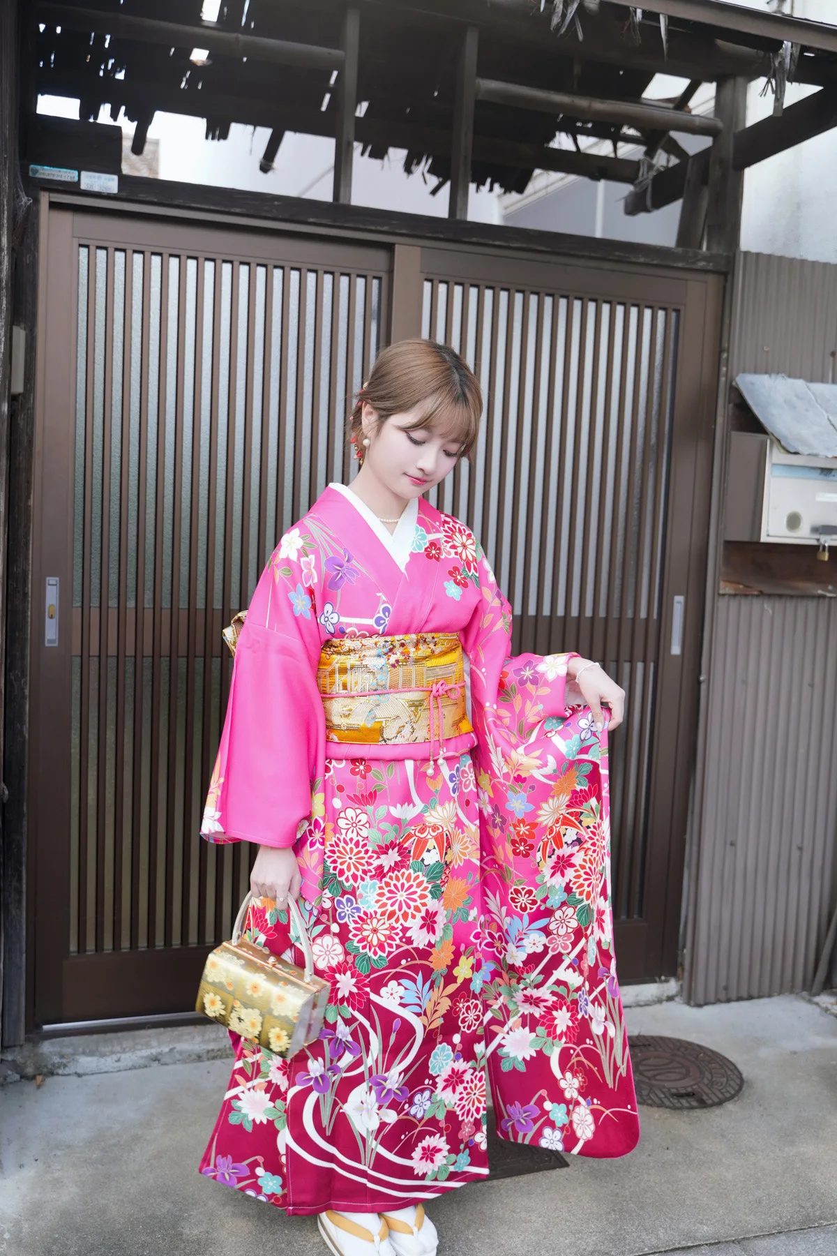 กิโมโนแบบญี่ปุ่นดั้งเดิม แขนสั - Women Formal Wear For Meeting บทวิจารณ์และราคา