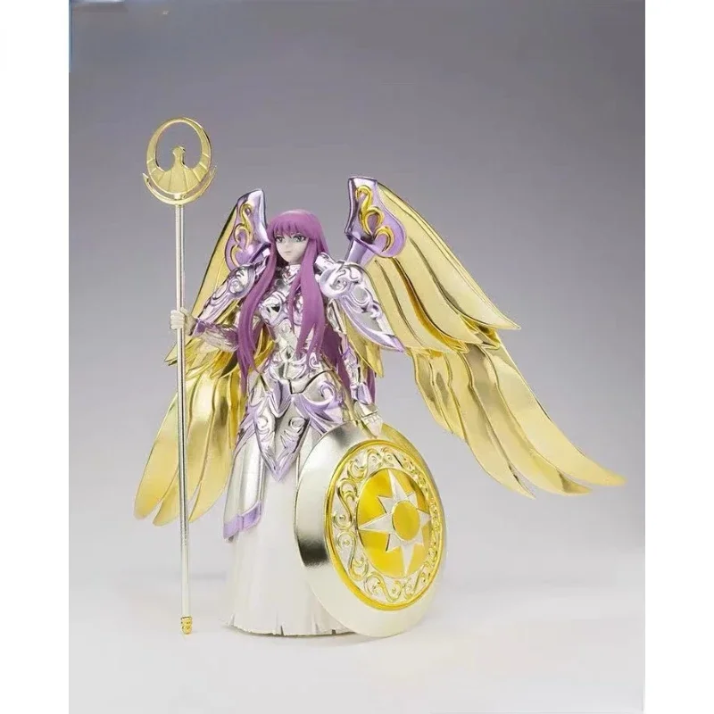 Bandai-figura de acción de Saint Seiya, Saint Cloth Goddess Athena Form, armadura de Metal, alta calidad, Original, en Stock