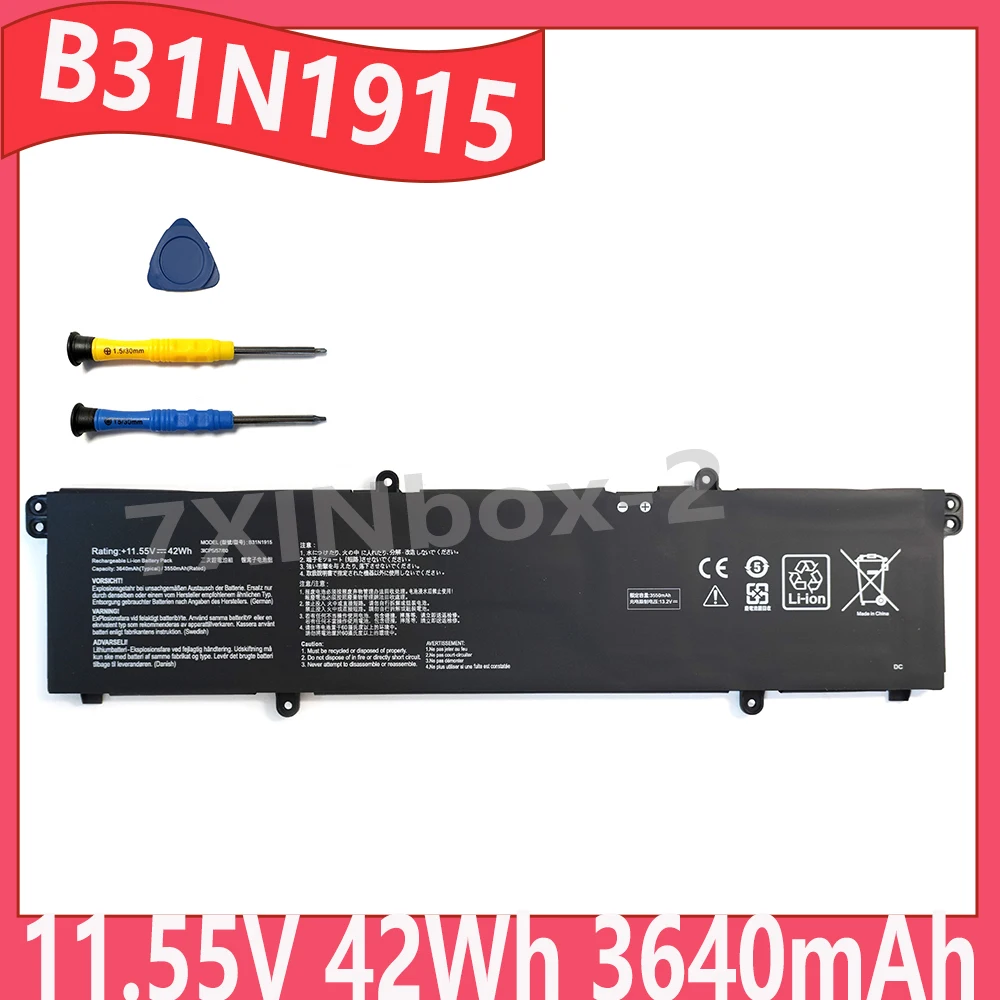 

Аккумулятор для ноутбука B31N1915 C31N1915 11.55V 42Wh 3640mAh OEM для Asus EXPERTBook B1400CEAE BR1100FKA B1500CEAE BR1100CKA L1 L1400CDA