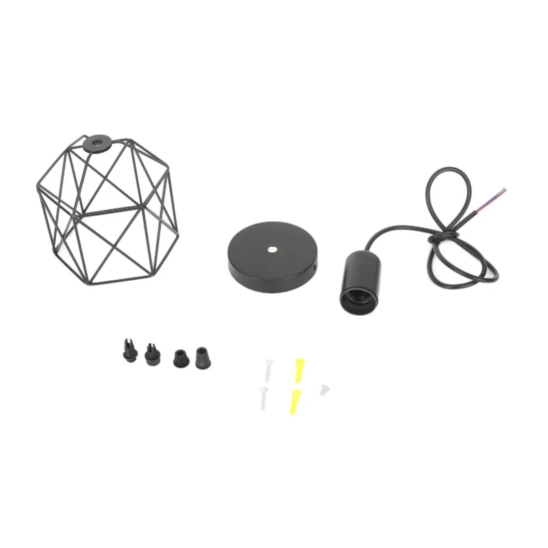 

E26 Ретро промышленная потолочная люстра Винтажный подвесной светильник Потолочный светильник для кофейни Магазин одежды Ресторан-бар