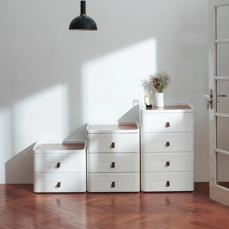 Storage drawer type living room bedside bedside table, simple storage arrangement rack