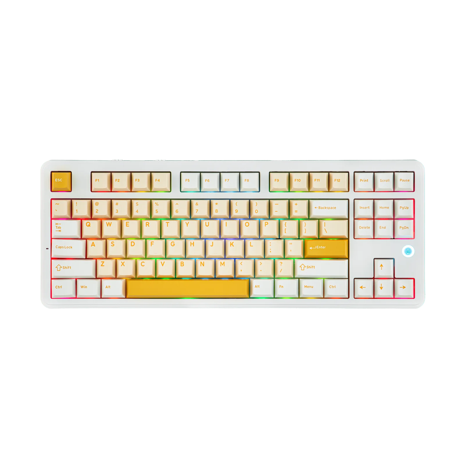 

AJAZZ AK870 V2 TKL Gasket Hot-Swap Wired/BT5.0/2.4GHz Wireless Mechanical Keyboard RGB Backlit 10000mAh Battery NKRO for Win/Mac