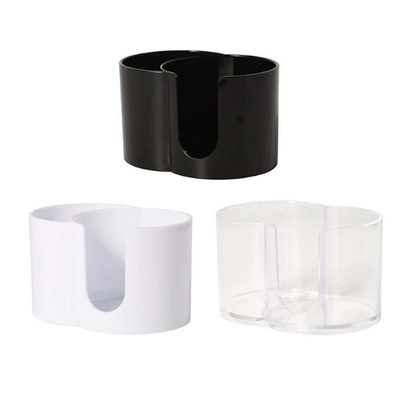 多機能化粧品メイクアップオーガナイザー 2 で 1 コットンボールパッド綿棒メイクアップパッドディスペンサーホルダーオーガナイザーコンテナ