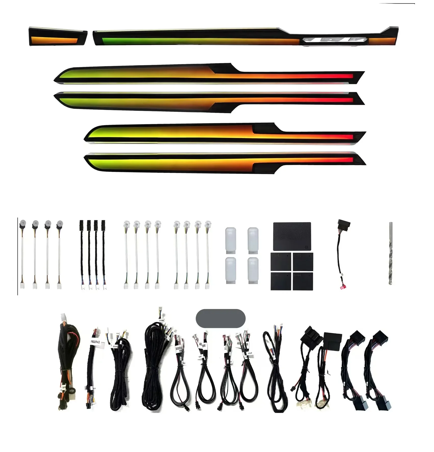 

Полный комплект подсветки салона для Passat B8 2017-2024, для VW B8 New Style 2018 2019 2020 2021 2022