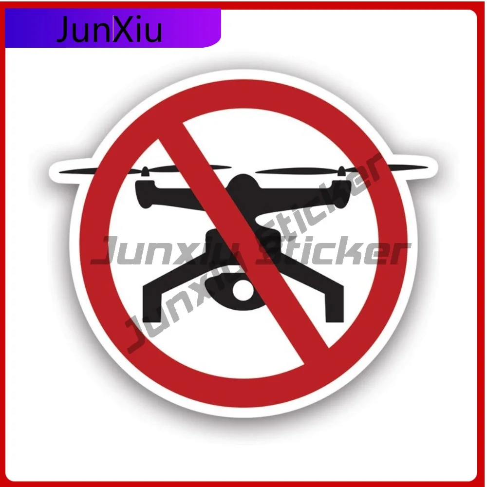 

No Drone Zone Sun Resistant Scratch Resistant Vintage For Helmet Bumper Truck Easy Apply No Residue Decor Car Body Laptop