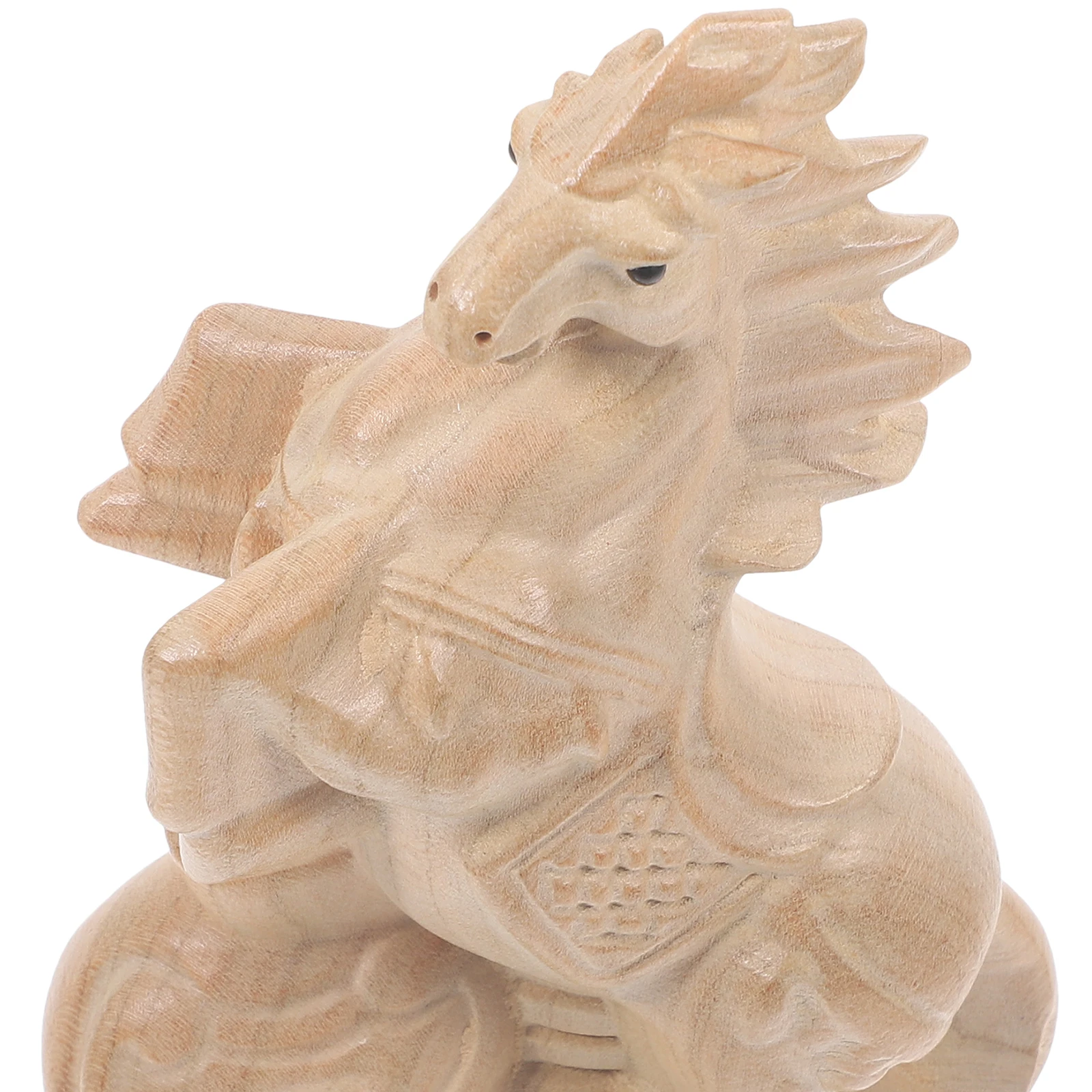 

Wood Carving Horse nament Large Size Smooth Surface Realistic Design Home Decor Art Craft Gift Idea Desktop Adornment